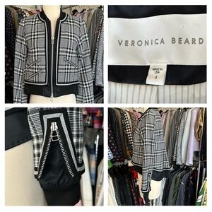 Waist 34” Chest 33.5” Sleeve 24” Shoulder 15.5”